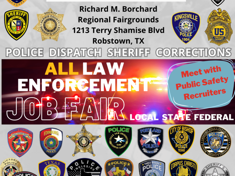 All law enforcement job fair 2023 flyer
